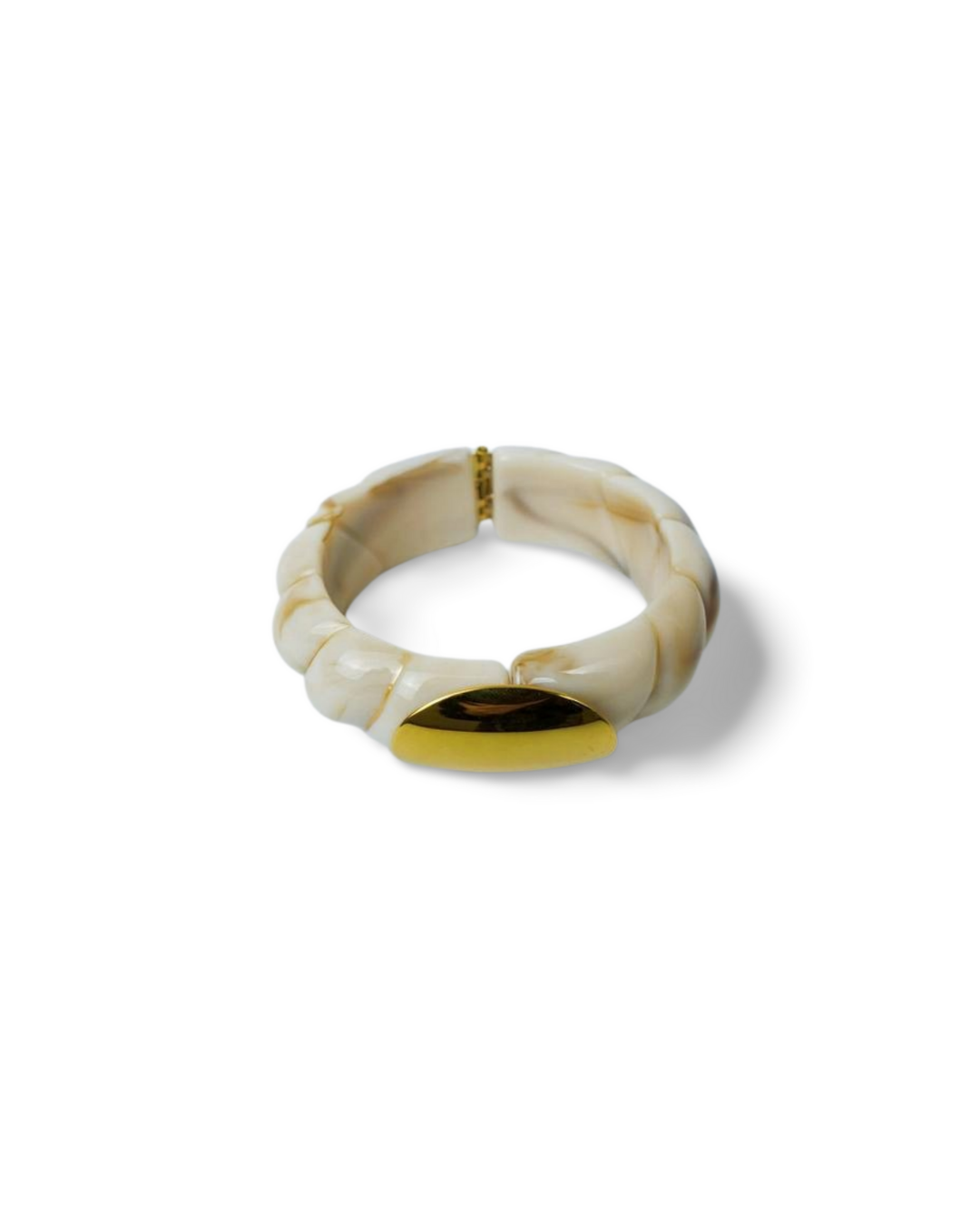 PULSERA BORTI TORSADA MÁRMOL