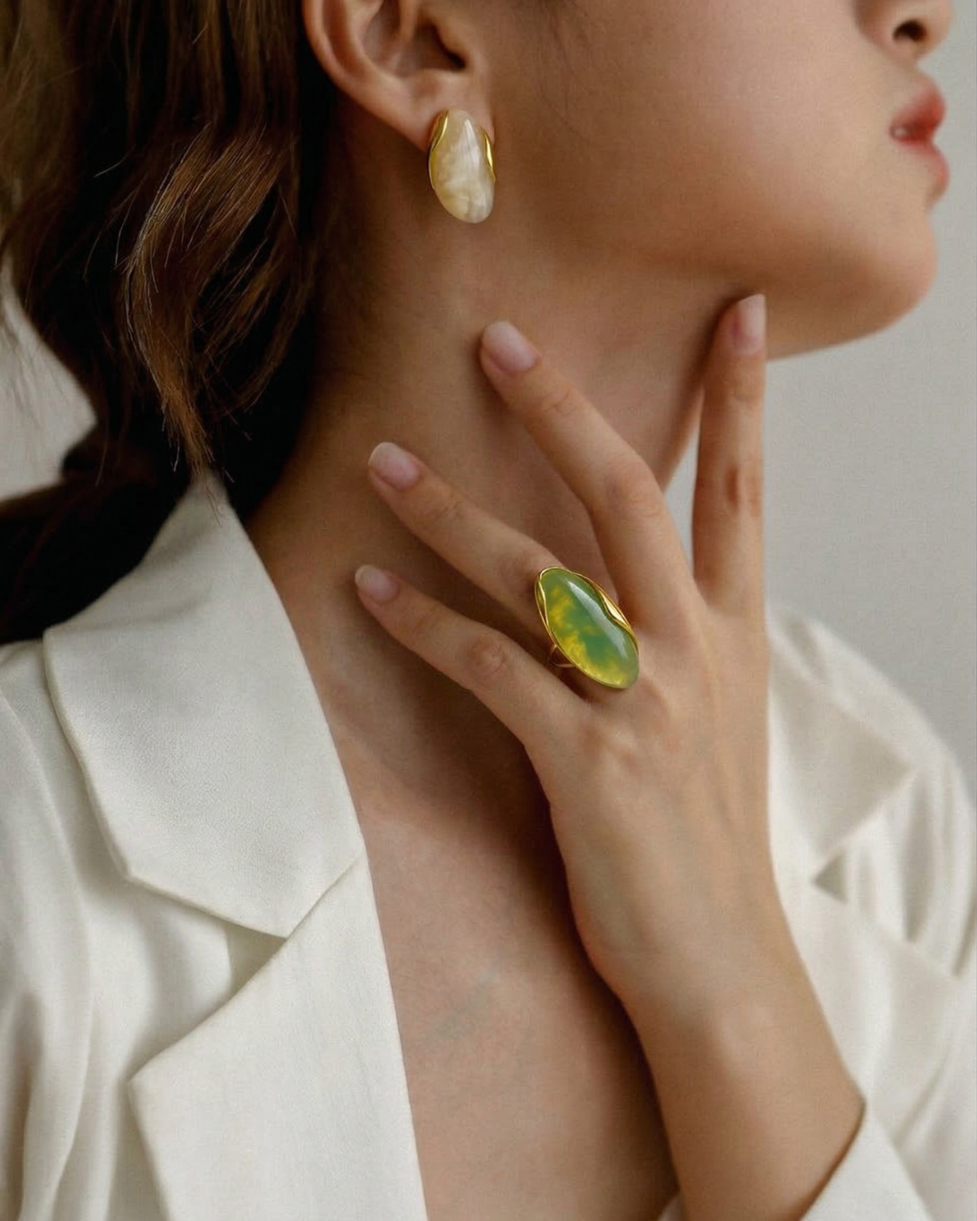 ANILLO SÍLEX CAQUI