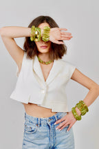 PULSERA BIZO KAKI
