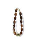 COLLIER SABLE AMBRE
