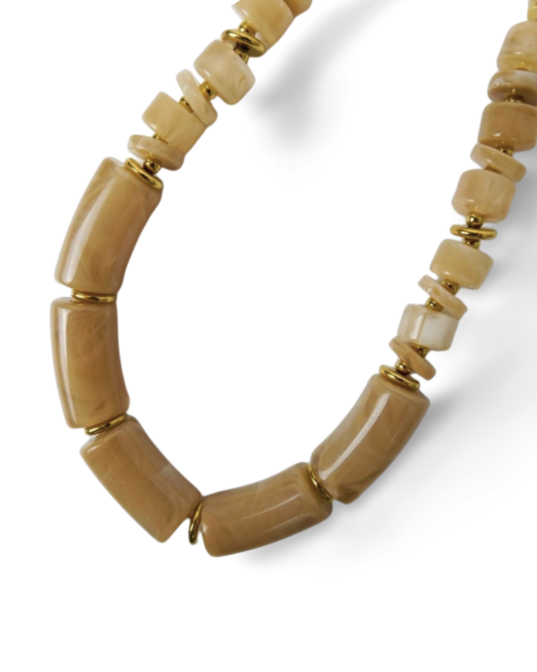 COLLIER SENAÏ TAUPE