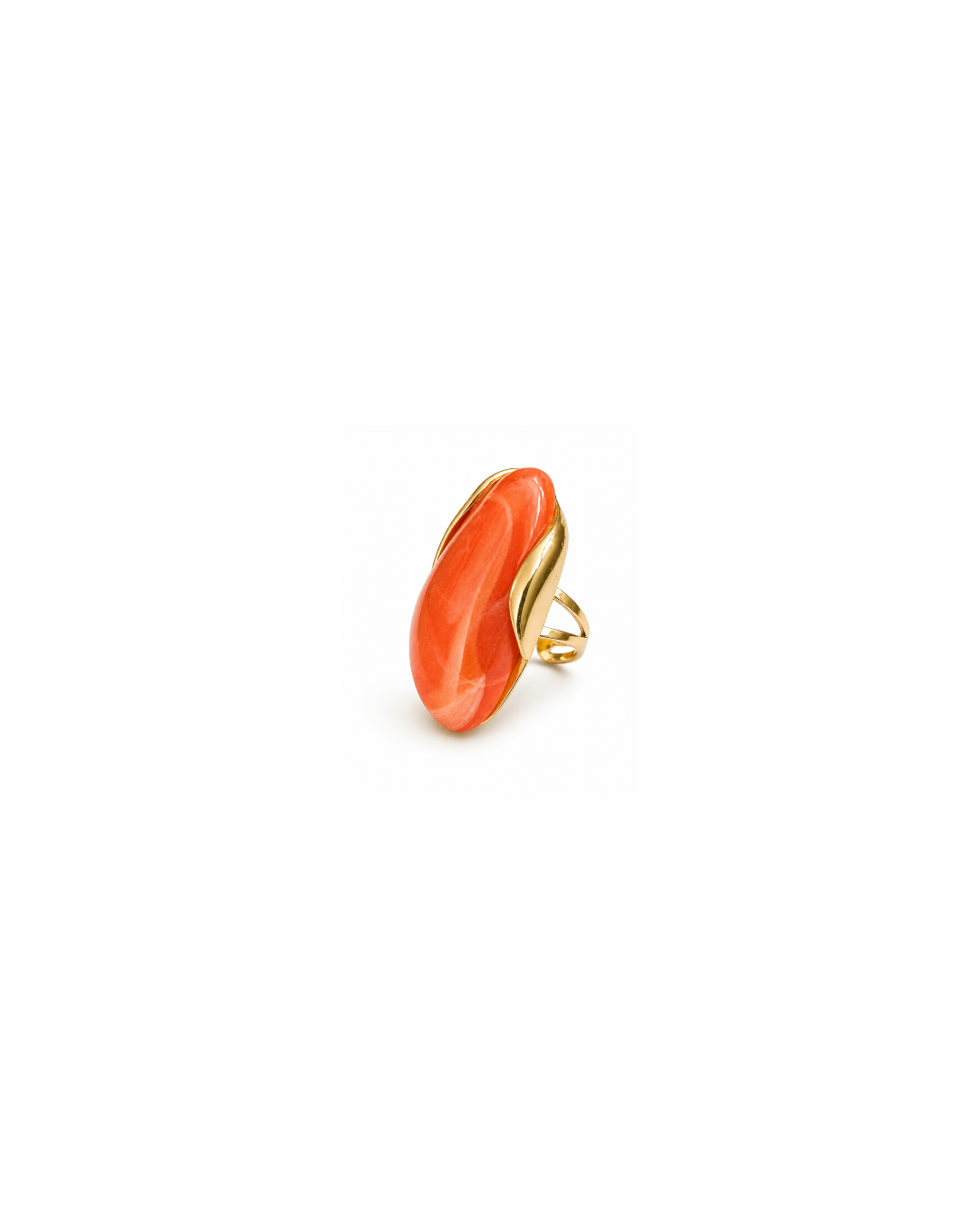 BAGUE SILEX CORAIL