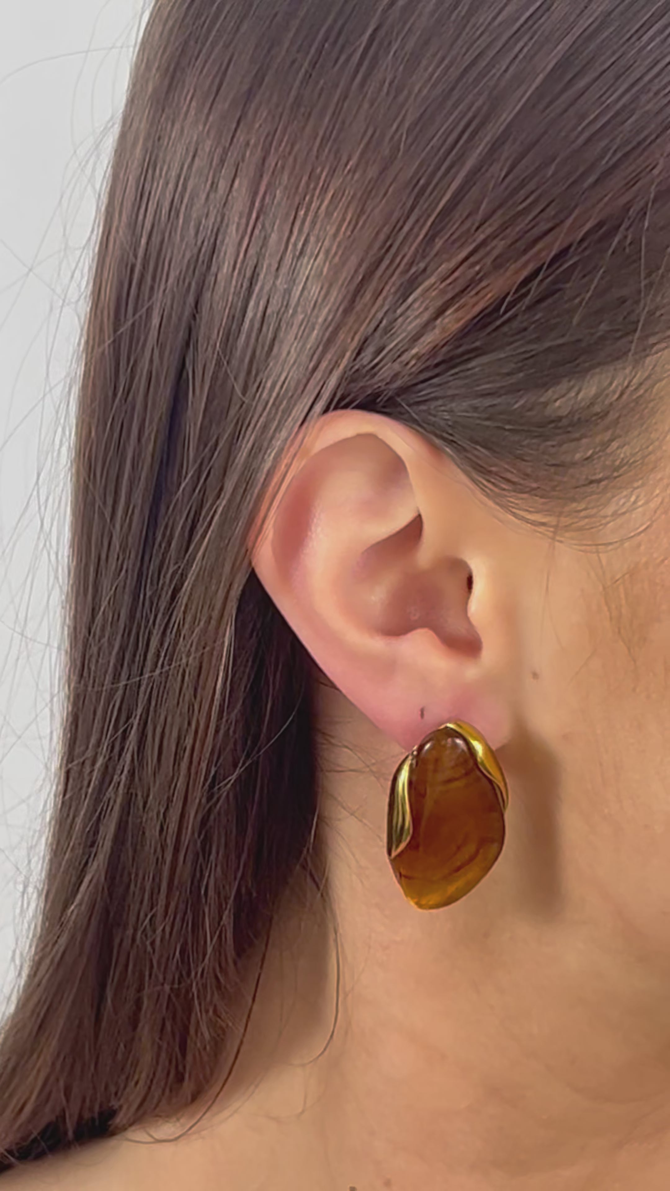 PENDIENTES DE SÍLEX Y ÁMBAR