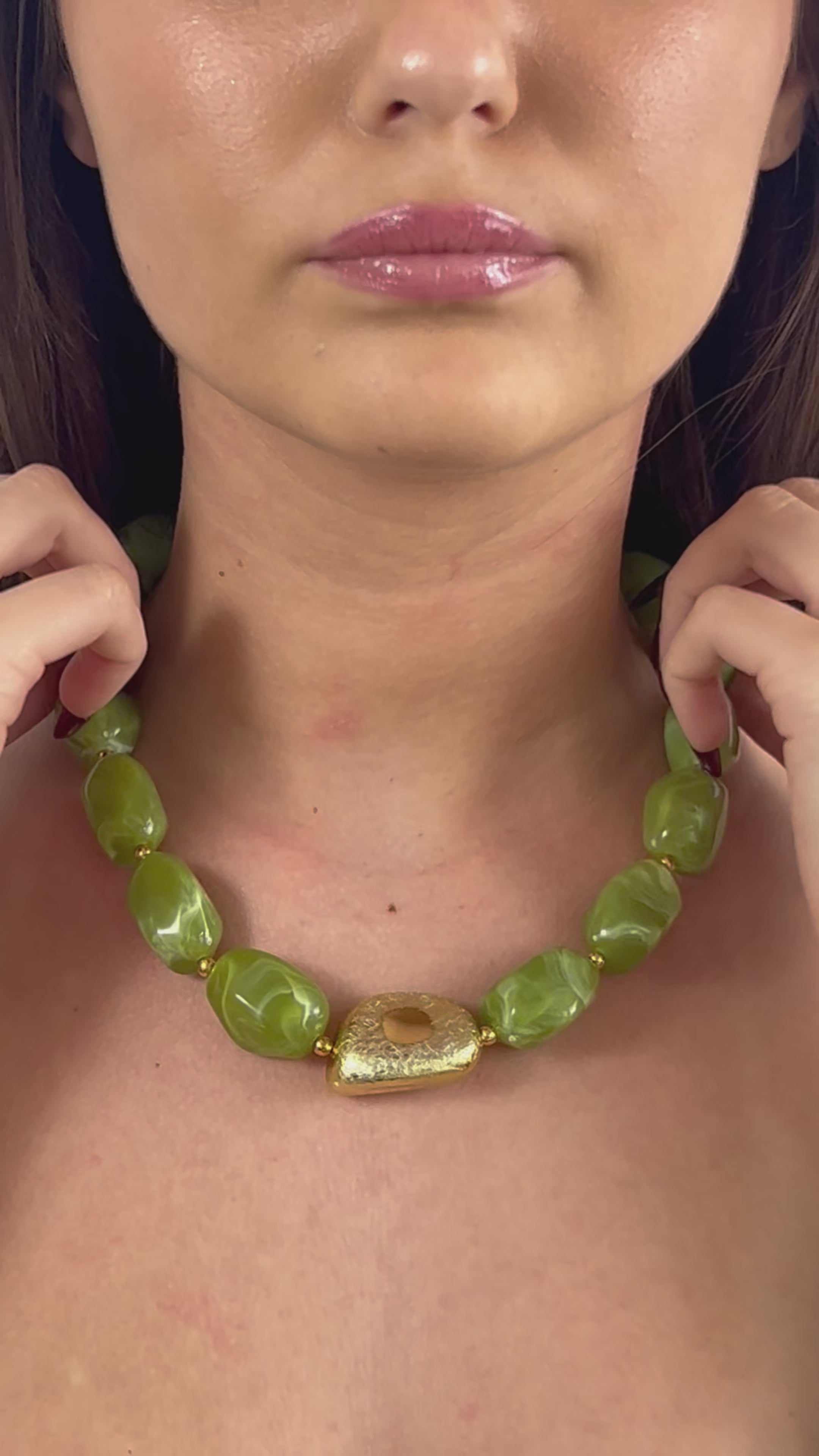 COLLAR ARENA CAQUI
